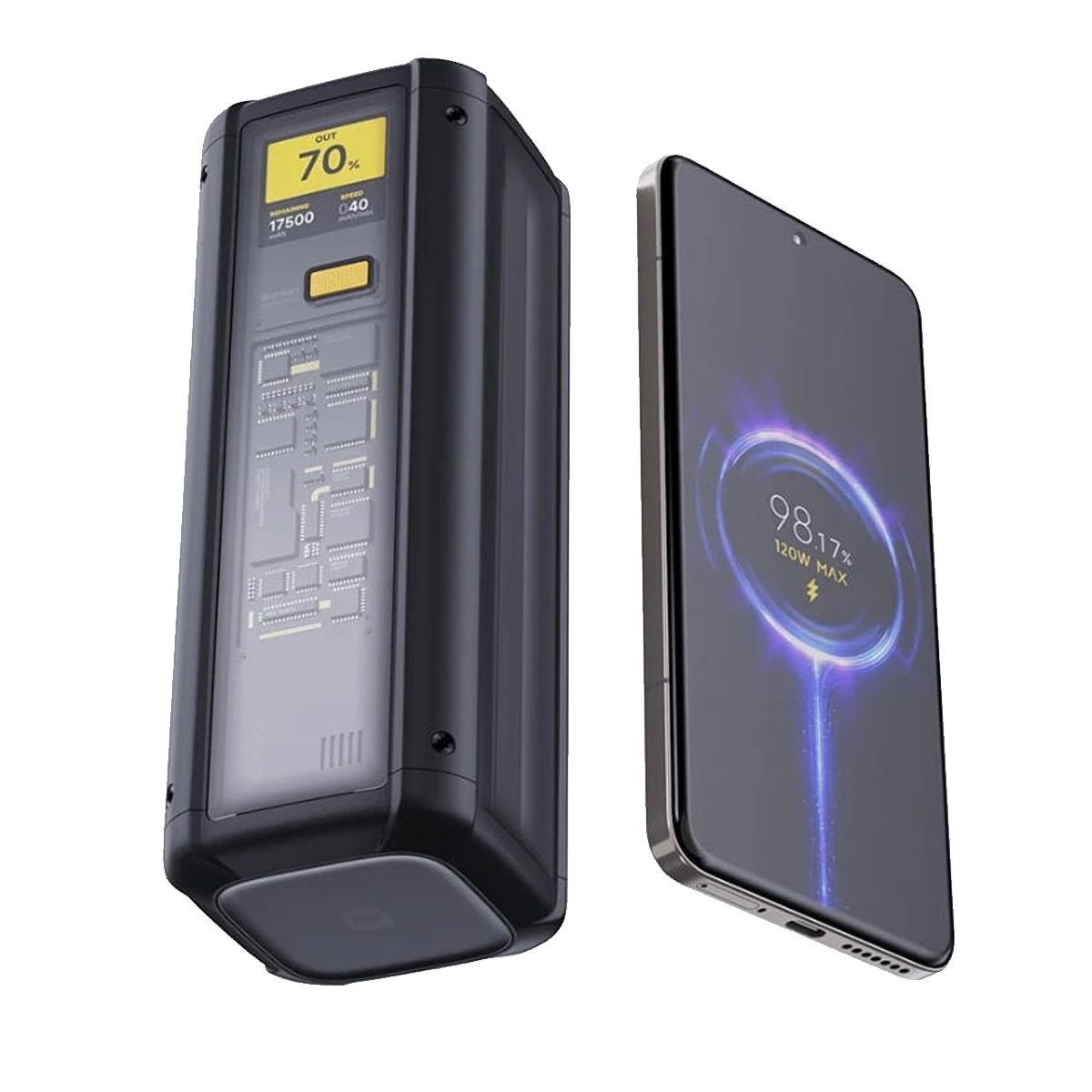 XIAOMI - Xiaomi Power Bank 25000mah 212w Hypercarga Multipuerto Negro