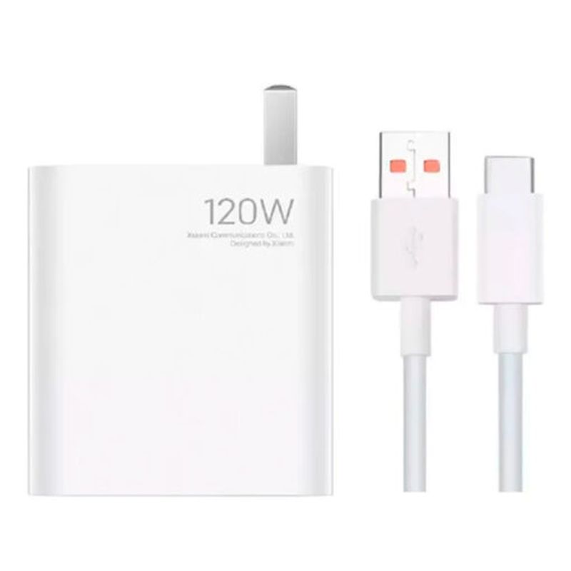 XIAOMI - Cargador Xiaomi 120w Ultra Rápido Combo Cable Usb Original