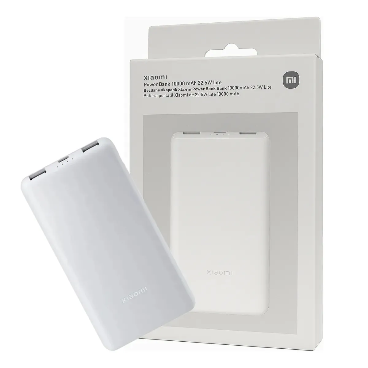 XIAOMI - Power Bank Xiaomi 10000 Mah P16ZM Carga Rápida Blanco