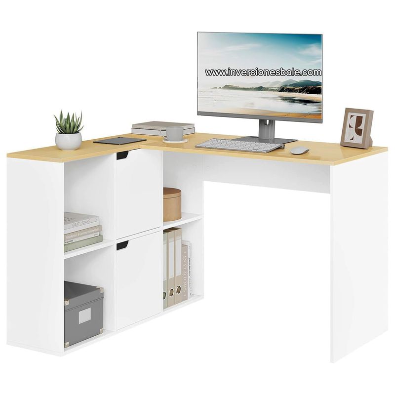 DIBA MUEBLES - Escritorio Amplio en L Dobys - Diba Muebles