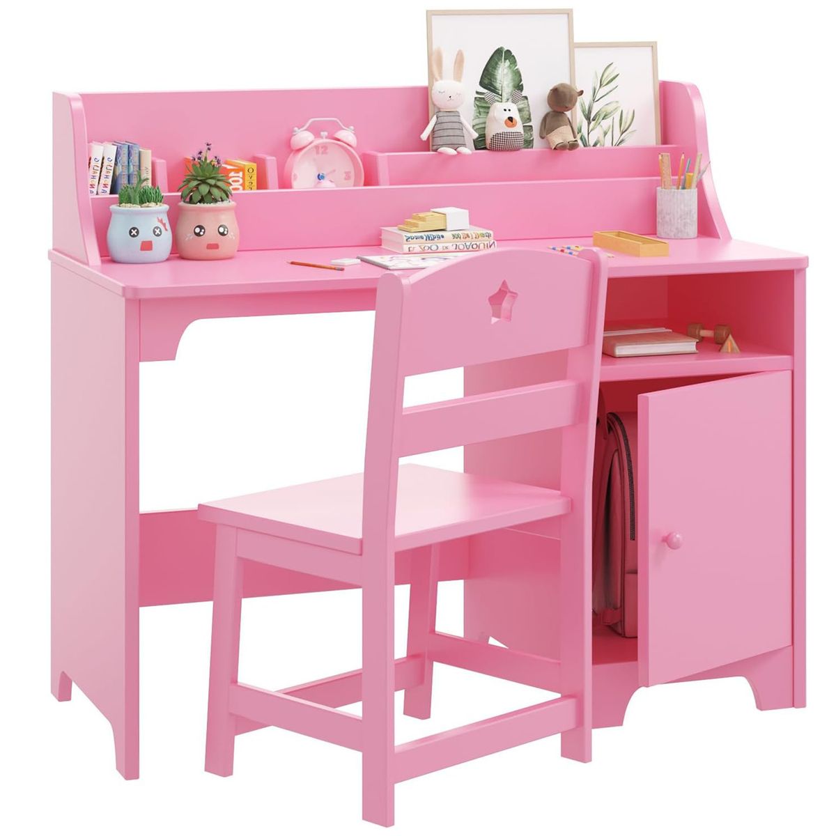 DIBA MUEBLES - Escritorio Infantil Con Silla de Madera Simba - DIBA Muebles