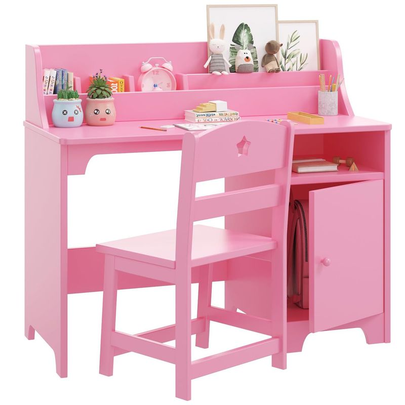 DIBA MUEBLES - Escritorio Infantil Con Silla de Madera Simba - DIBA Muebles