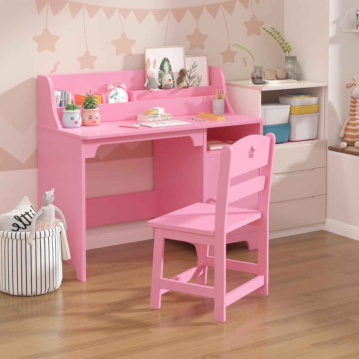 DIBA MUEBLES - Escritorio Infantil Con Silla de Madera Simba - DIBA Muebles