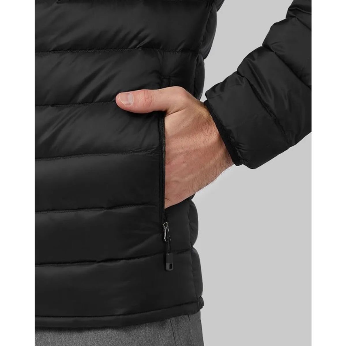 GIOIO - Chamarra Hombre Acolchada Tipo Puffer Capitonada