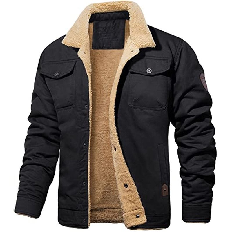 GIOIO - Chaqueta Militar Hombre Algodón Táctica Múltiples Tapados Urbana