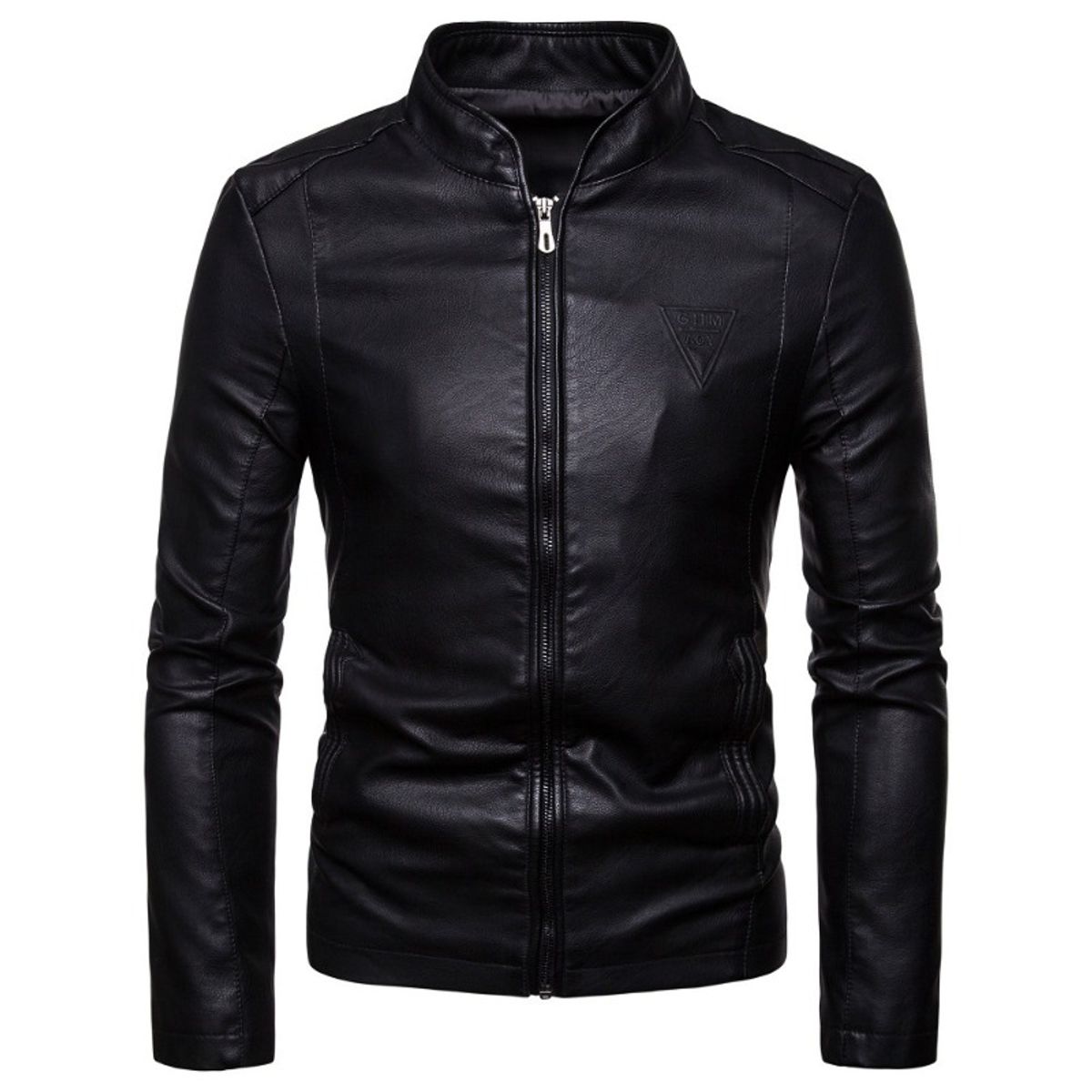 GIOIO - Chaqueta Hombre Corte Asiático Premium Cuello Alto Sintética Moderna​