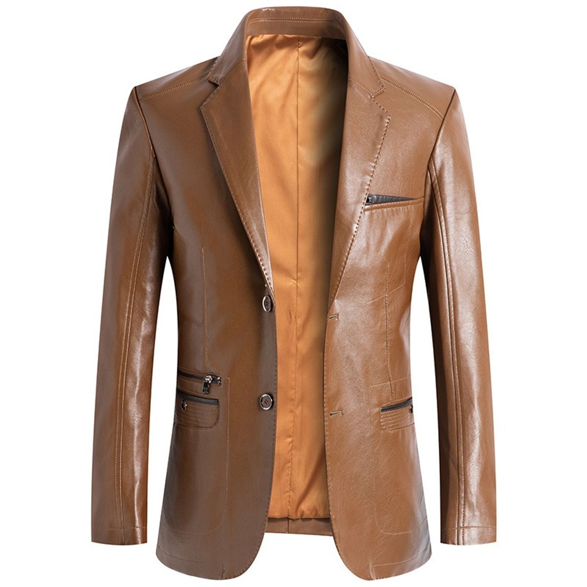 GIOIO - Saco Hombre Sintético Anti-Arrugas Urbano Elegancia Corte Asiático​