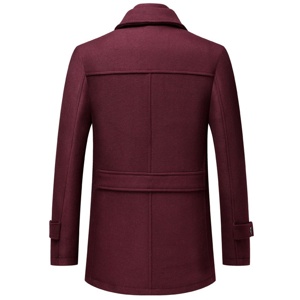 GIOIO - Abrigo Hombre Lana Grueso Térmico Urbano Elegante Corte Preciso​