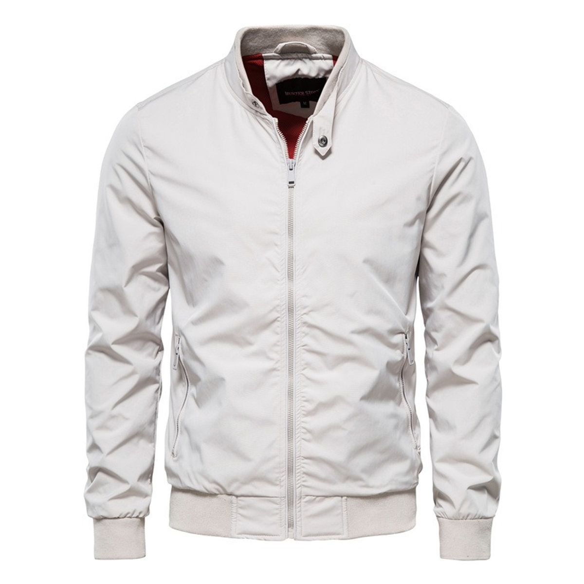 GIOIO - Chaqueta Hombre Casual Universal Ajustada Cuello Mao​