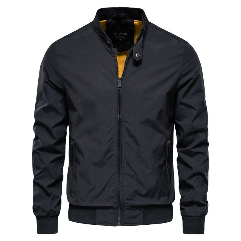 GIOIO - Chaqueta Hombre Casual Universal Ajustada Cuello Mao​