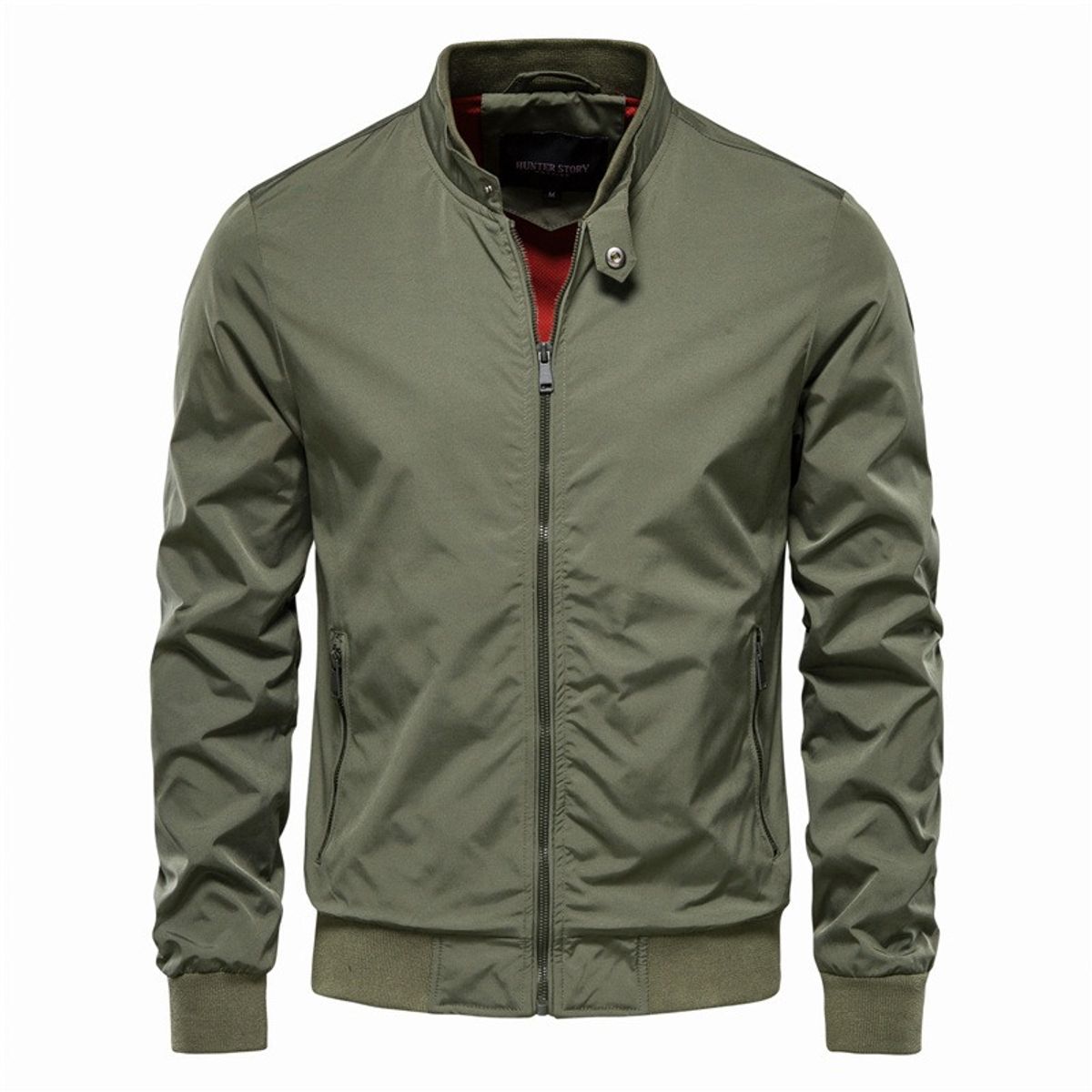 GIOIO - Chaqueta Hombre Casual Universal Ajustada Cuello Mao​