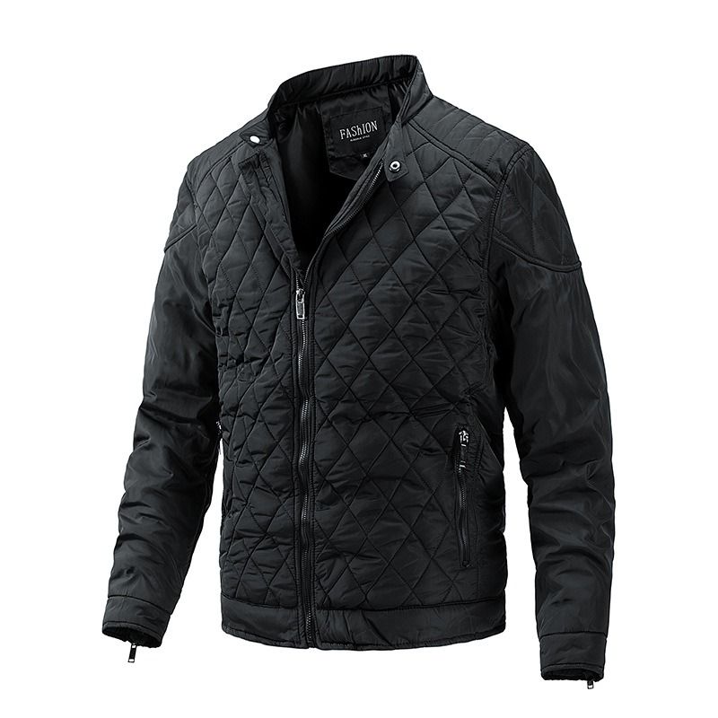 GIOIO - Chaquetón Hombre Ligero Acolchado Cuello Mao Moderno Ajustado​