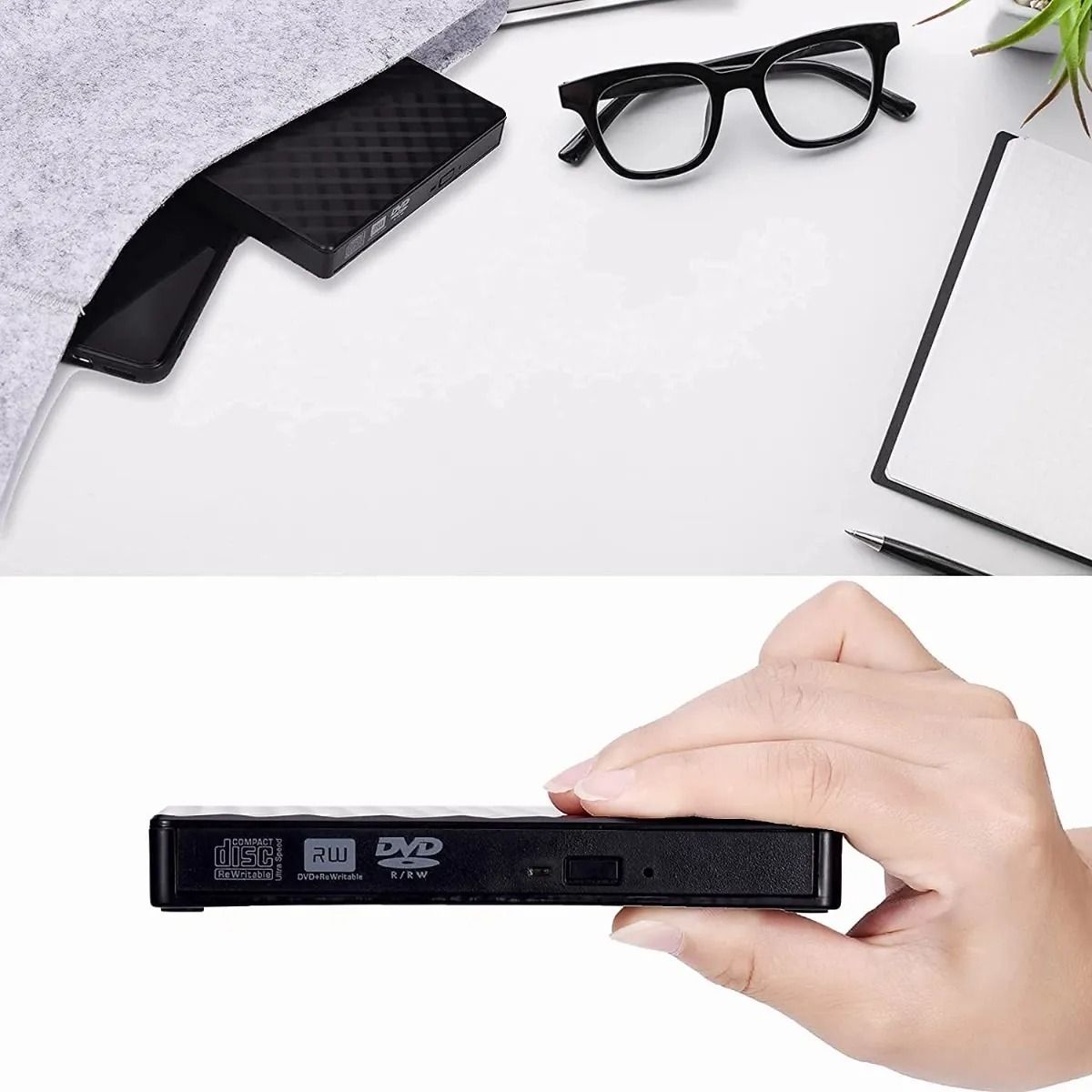 GIOIO - Lector Y Grabadora De Dvdcdexterna Quemador Usb 30