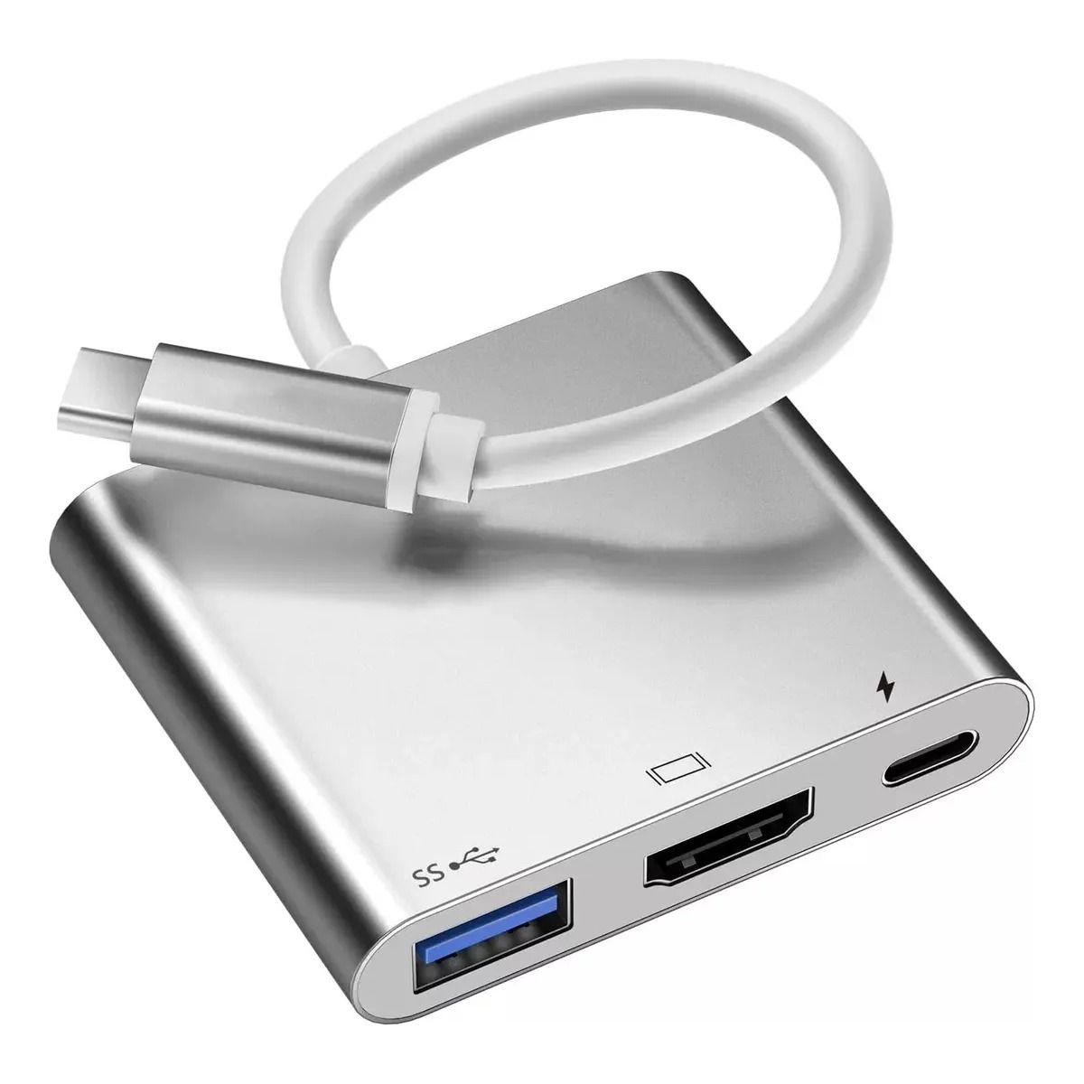 GIOIO - Adaptador Convertidor Hub Usb C A Hdmi 4k Usb 30 Y Tipo C