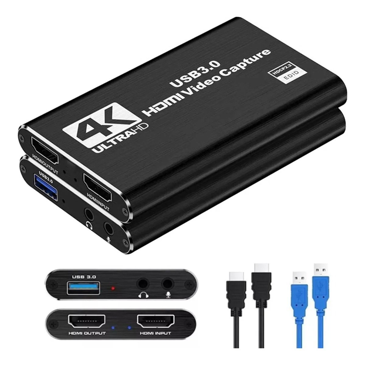 GIOIO - Tarjeta De Captura De Video 4k Hd 1080p 60hz