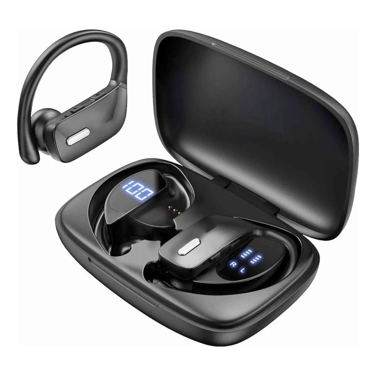 GIOIO - Audífonos T17 Modernos Con Gancho De Oreja Y Bluetooth