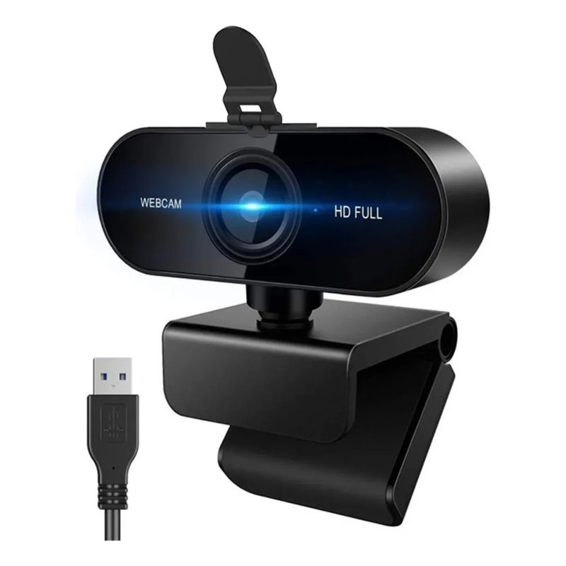 GIOIO - Cámara Web Usb Full Hd 1080p Con Micrófono Transmisión En Vi