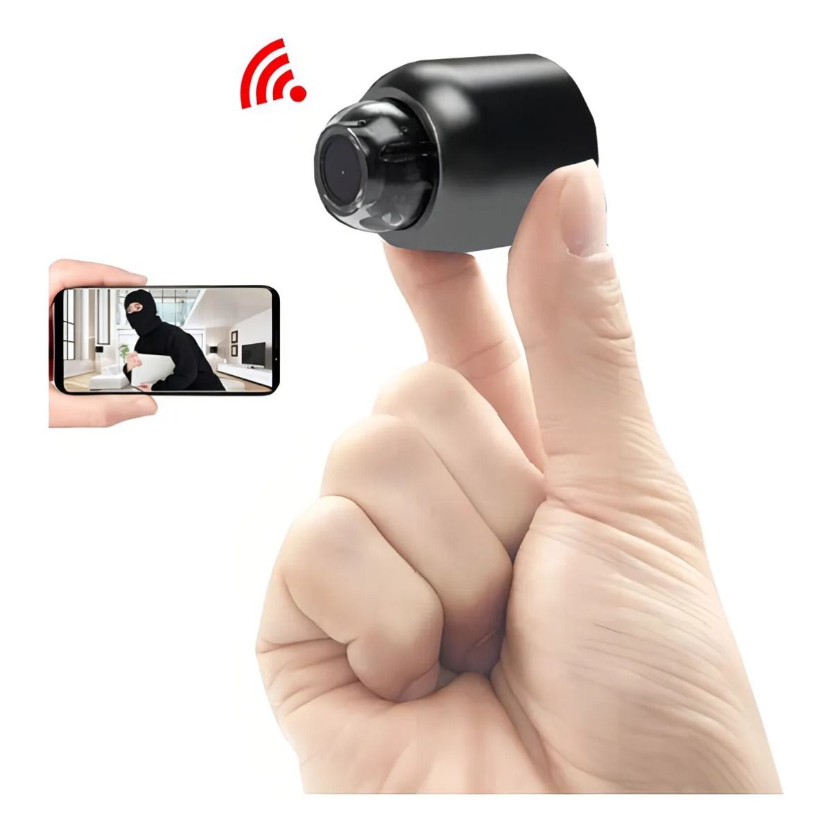 GIOIO - Mini Camara Wifi Espia X5 Fullhd Vision Nocturna 32gb