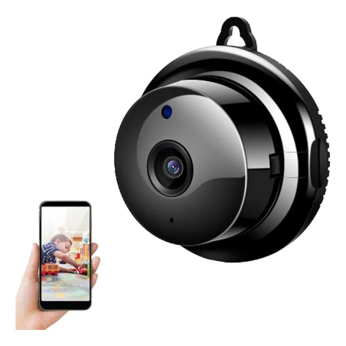 GIOIO - Mini Cámara V380 Pro Wifi Inalámbrica 1080p Visión Nocturna