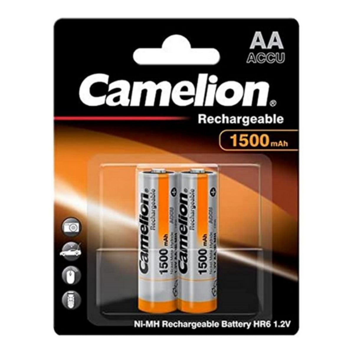 CAMELION - PACK X 8 PILA CAMELION AA 1500 MAH RECARGABLE