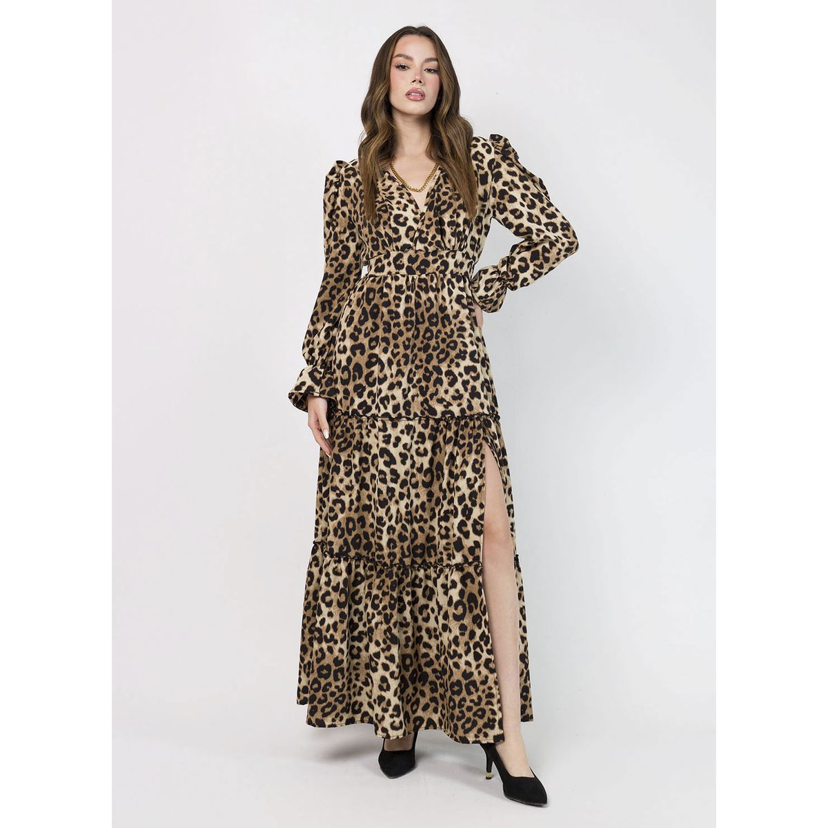 DOLCATTA - Vestido Annmarie - Animal Print - Dolcatta