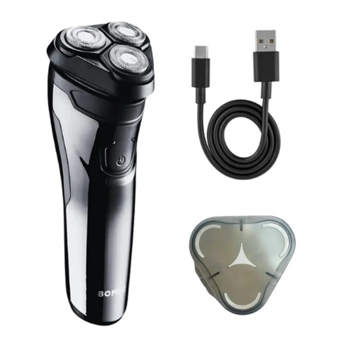 BOMIDI - Afeitadora Recargable y Cortadora 2 en 1 Bomidi Cabezal 3D