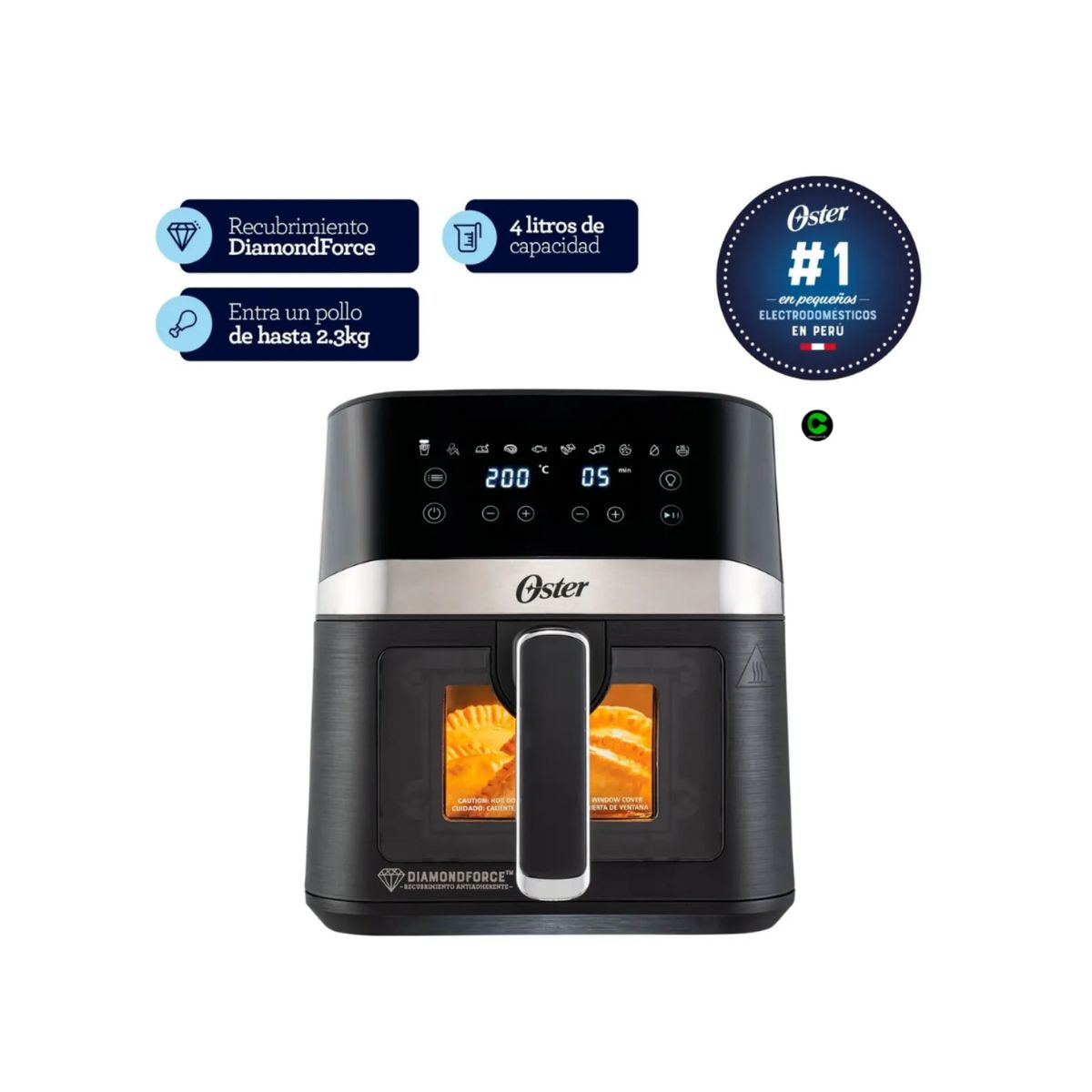 OSTER - Combo Oster Freidora 4L CKSTAF40WDDF y Hervidor