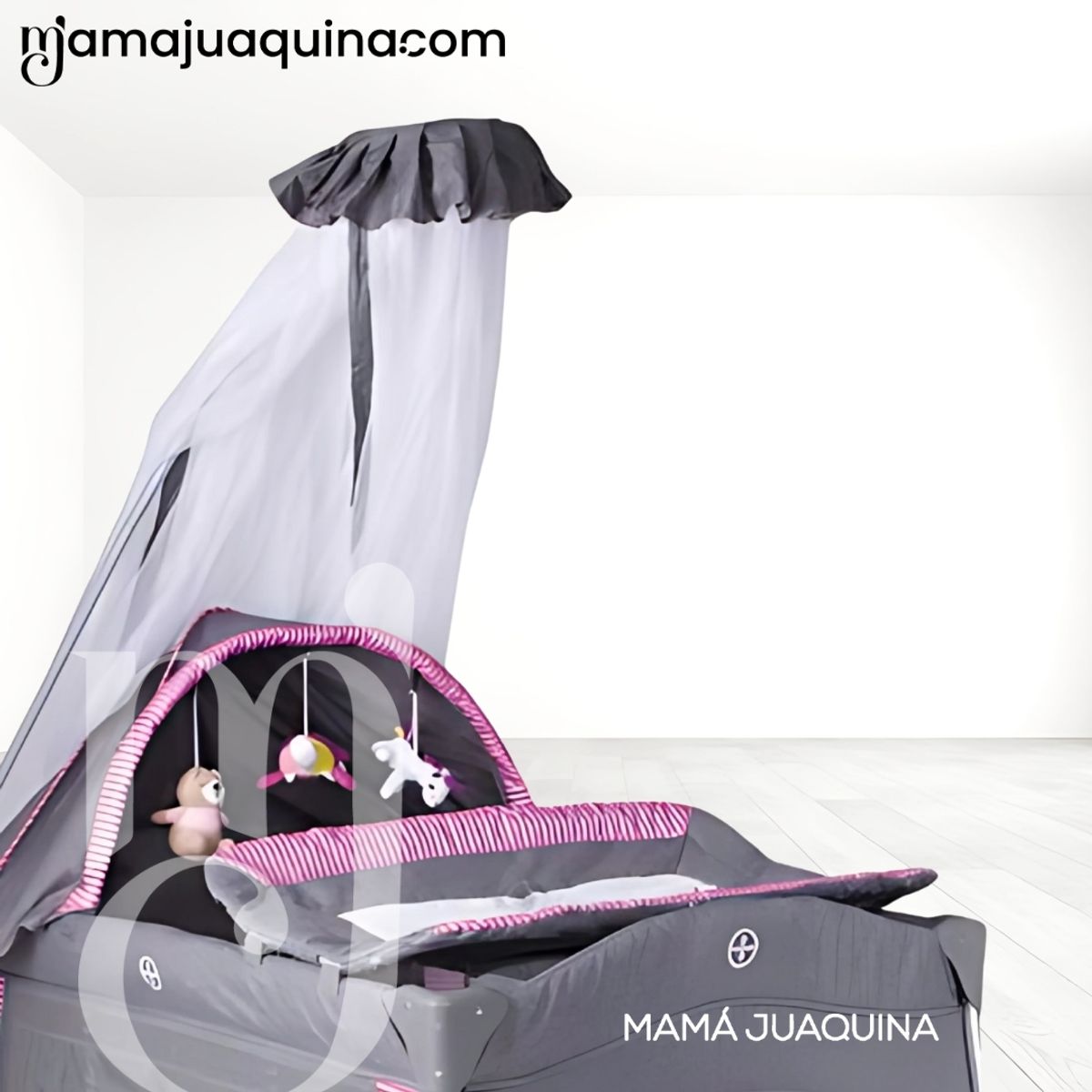 BABY - Cuna Corral de Lujo «ROYNNE» Edición Limitada Pink