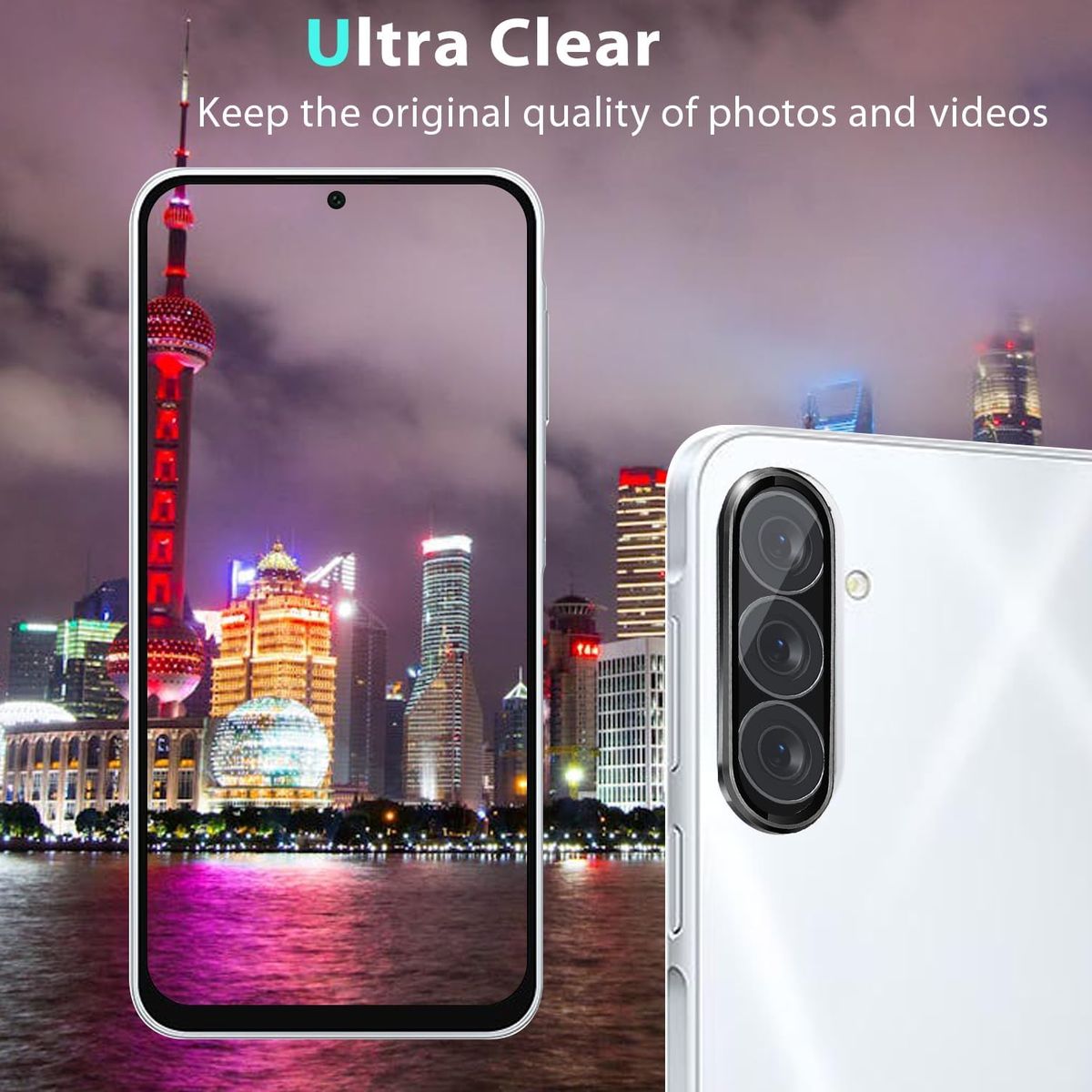 GENERICO - Protector De Cámara Samsung A36 Negro