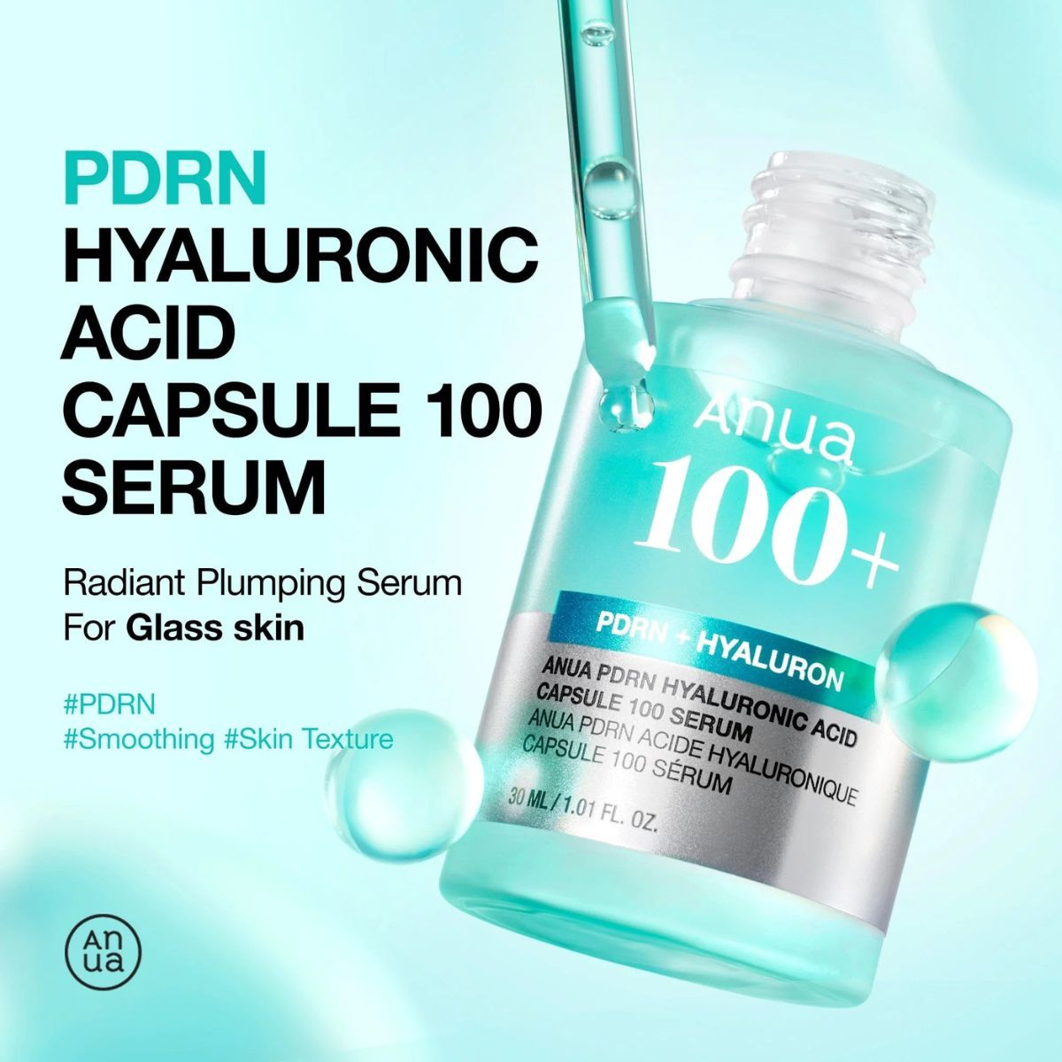 ANUA - Anua PDRN Hyaluronic Acid Capsule 100 Serum 30ml Hidratante