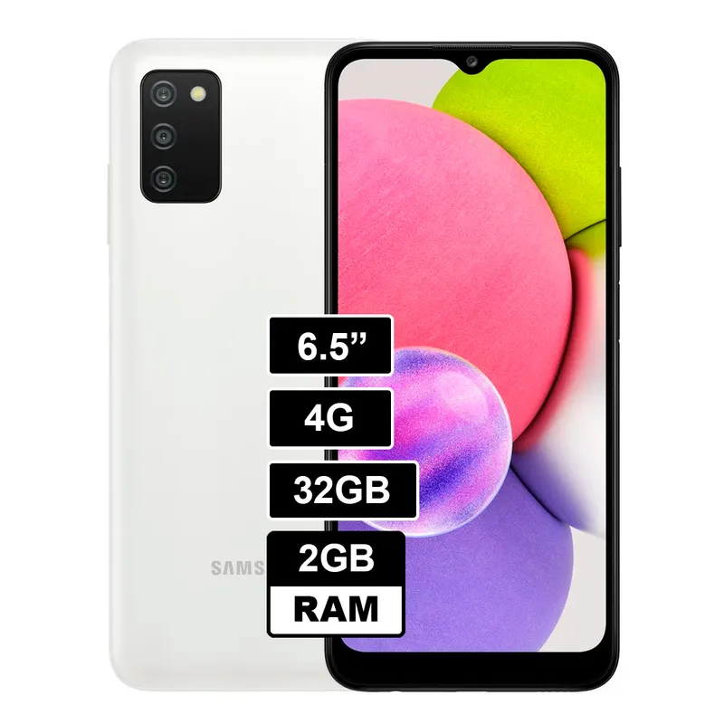 SAMSUNG - Celular Samsung Galaxy A03S de 3GB 32GB - Blanco