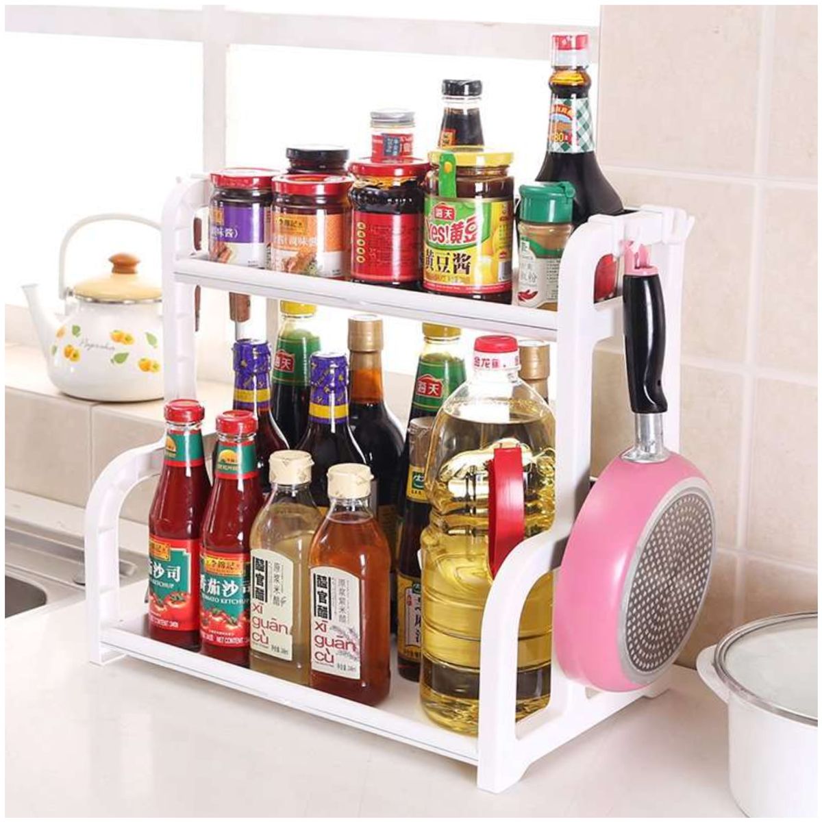 INSPIRA MARKET - Estante Organizador de Almacenamiento para Cocina