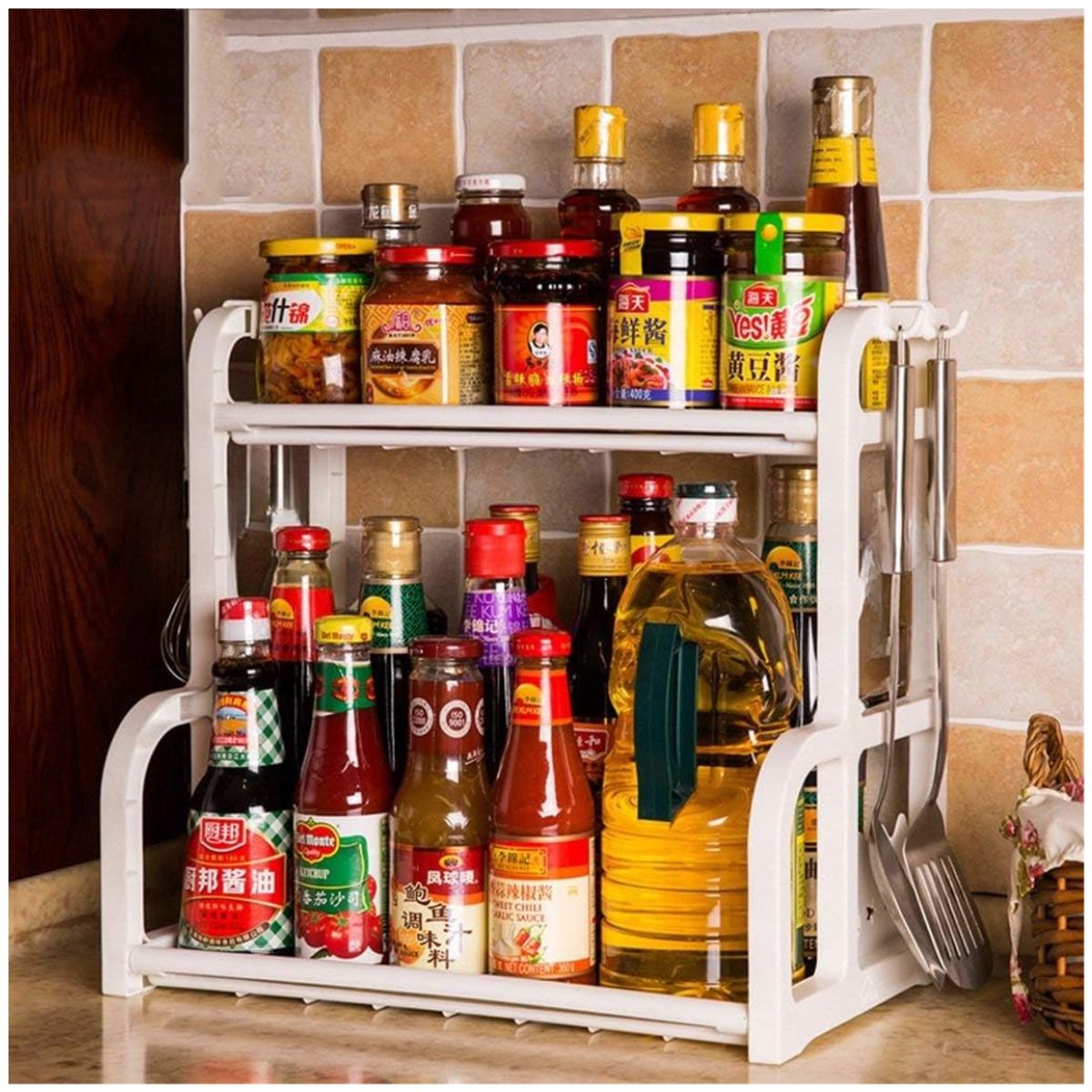 INSPIRA MARKET - Estante Organizador de Almacenamiento para Cocina