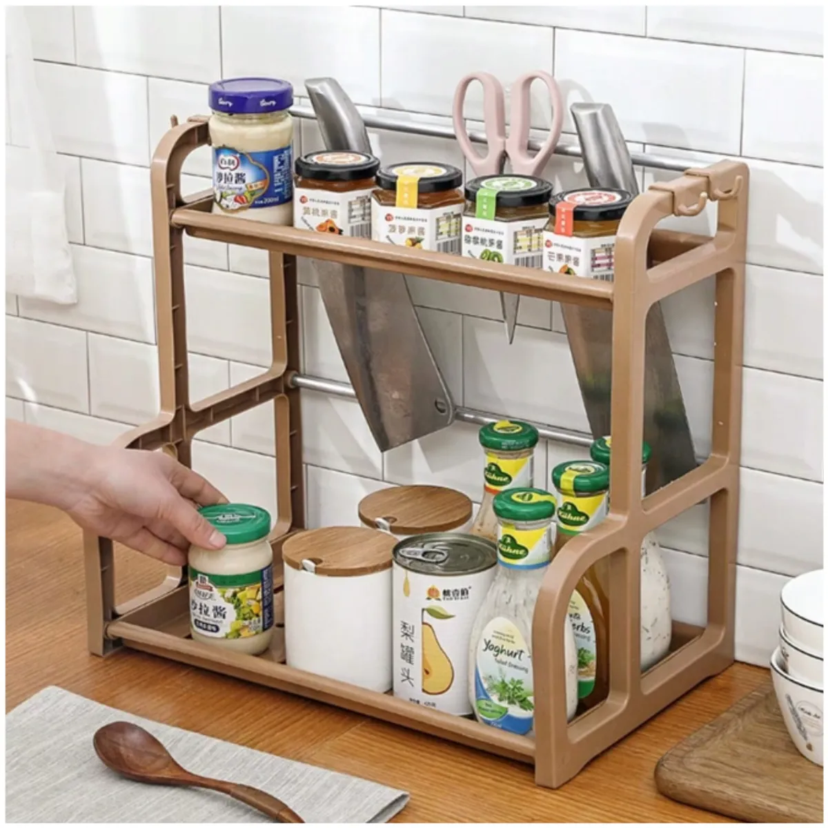 INSPIRA MARKET - Estante Organizador de Almacenamiento para Cocina