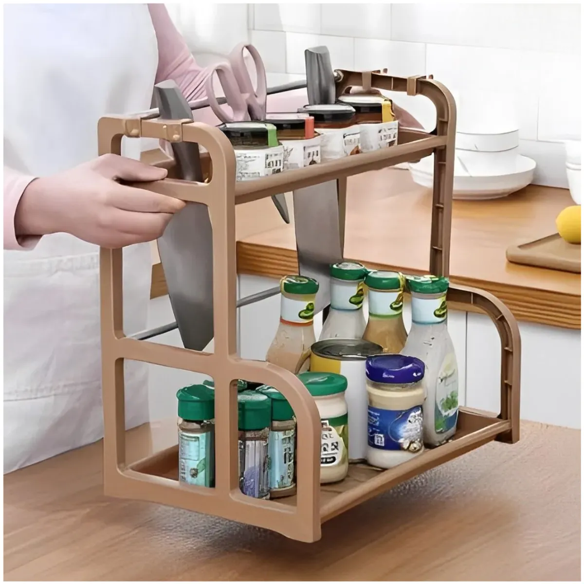 INSPIRA MARKET - Estante Organizador de Almacenamiento para Cocina