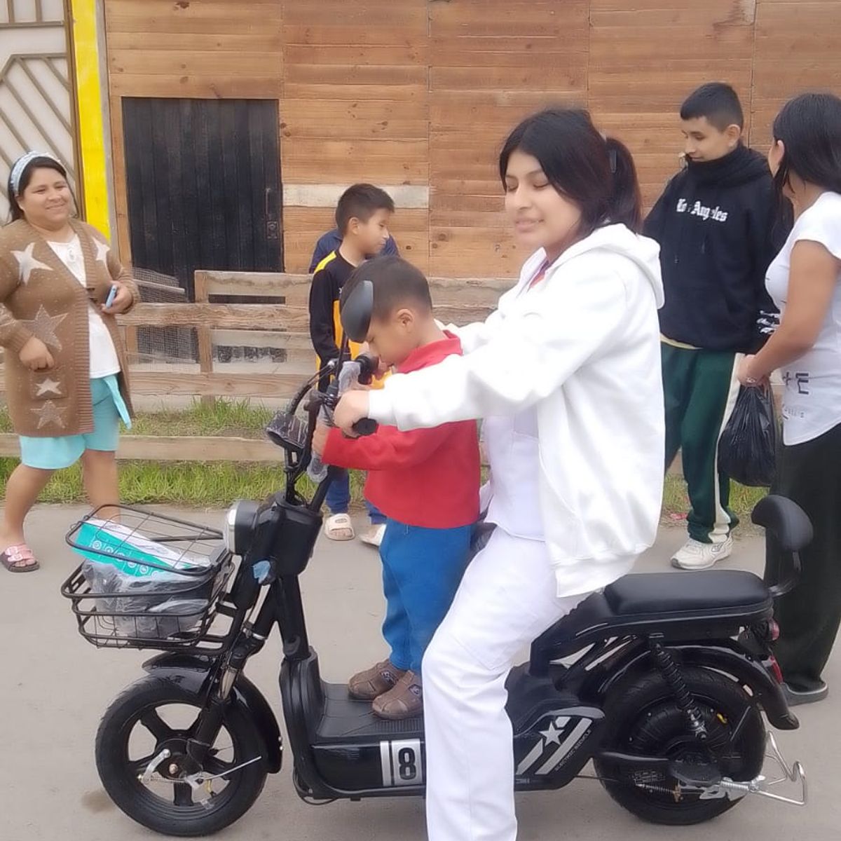 GENERICO - BICIMOTO DE BATERIA LITIO EXTRAIBLE 48V20AH  MOTOR 500W BLACK