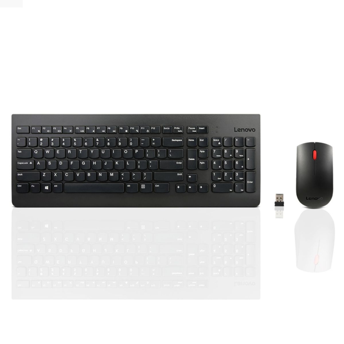 LENOVO - Teclado y Mouse Lenovo Inalámbrico Color Negro Kit Combo