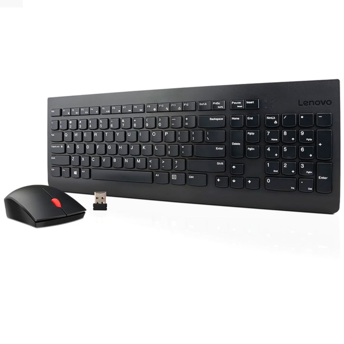 LENOVO - Teclado y Mouse Lenovo Inalámbrico Color Negro Kit Combo