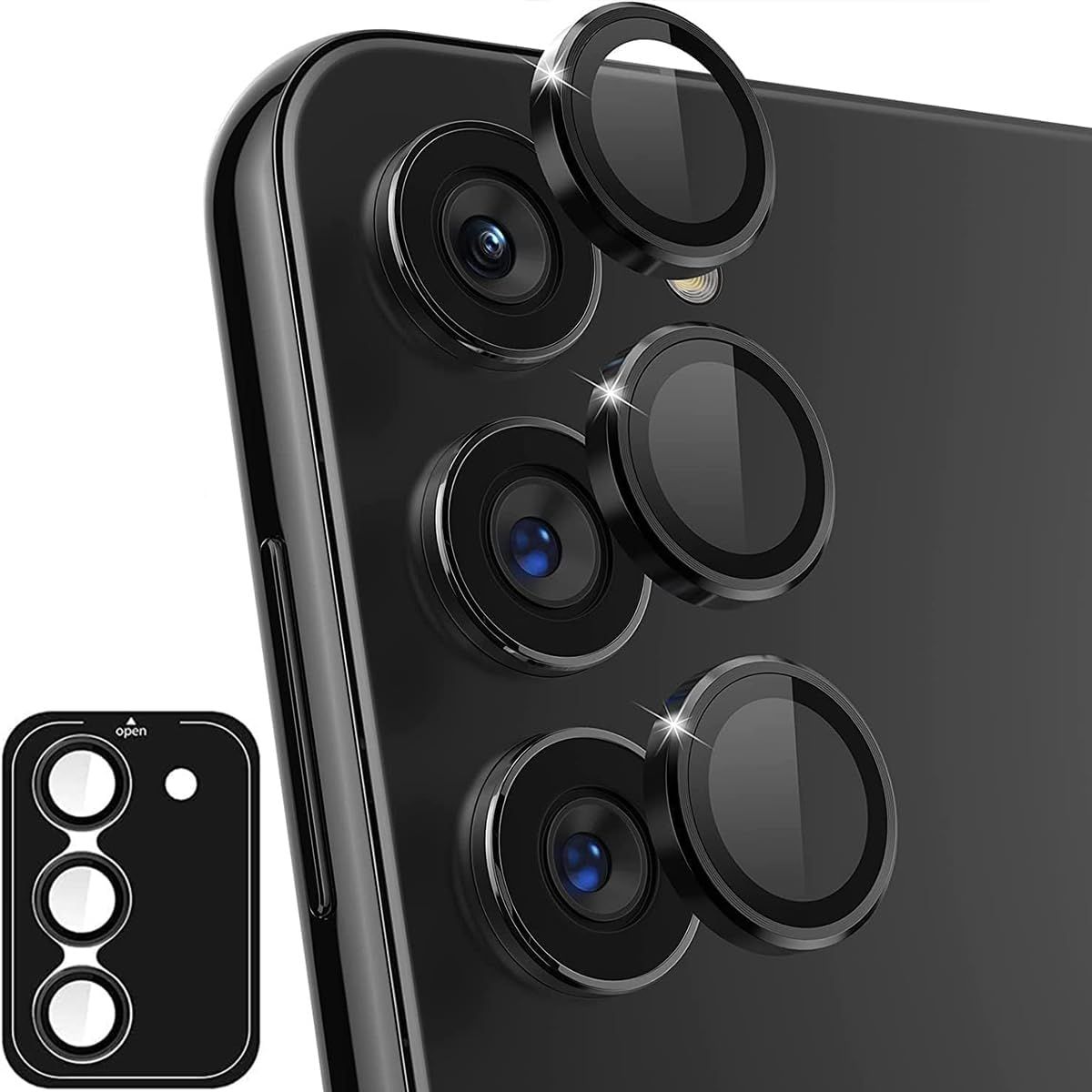 GENERICO - Protector De Cámara Samsung A15 Negro