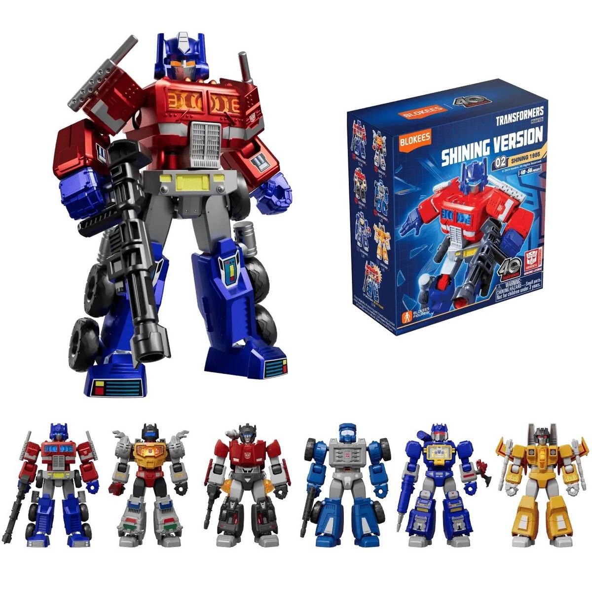 HASBRO - Blokees Transformers Shining Version 02 1985 Colección 71122