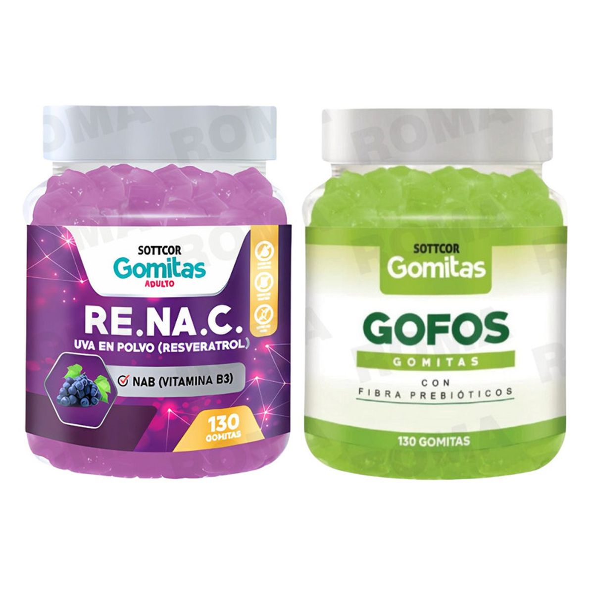 GENERICO - GOMITAS RESVERATROL 130UND + GOMITAS GOFOS 130UND