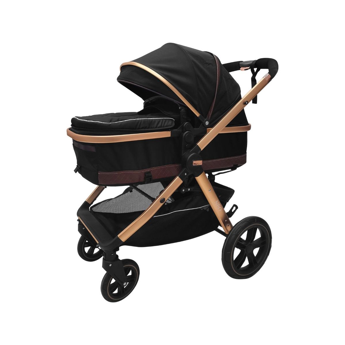BABY KITS - Coche Cuna Moises Neo Negro