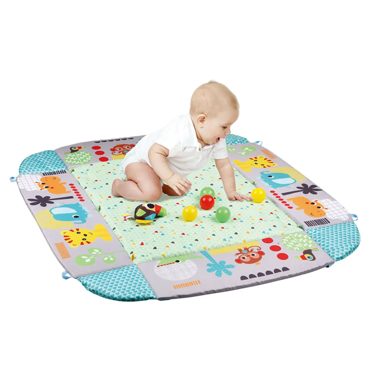 IDEAL - Gimnasio Musical 5 en 1 con Pelotas Verde