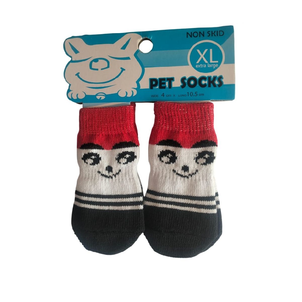 GENERICO - Pack x 1 Set de medias antideslizantes pokebola talla XL