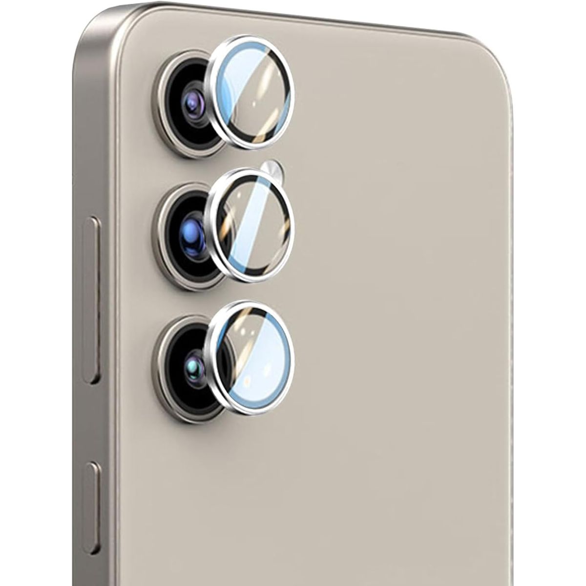 GENERICO - Protector De Cámara Samsung A15 Plateado