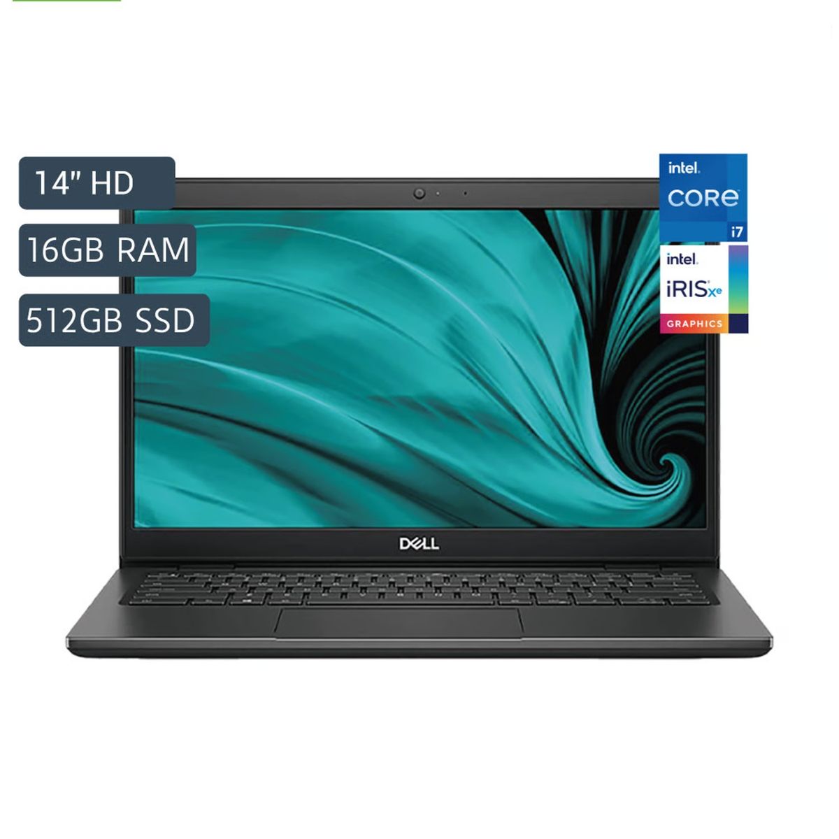DELL - Laptop Dell Latitude 3420 14" Intel I7-1165G7, 16GB DDR4, 512GB SSD, Windows 11 Pro Español, Gris oscuro
