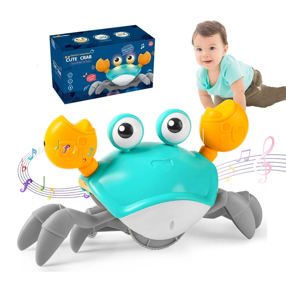 GENERICO - Cangrejo Tummy Time Sensorial Estimulacion Temprana