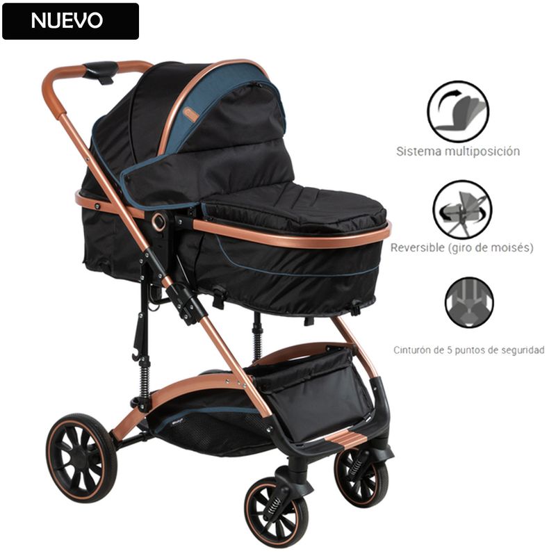 EBABY - Coche para Bebes SUNDANCE EB-157 Azul