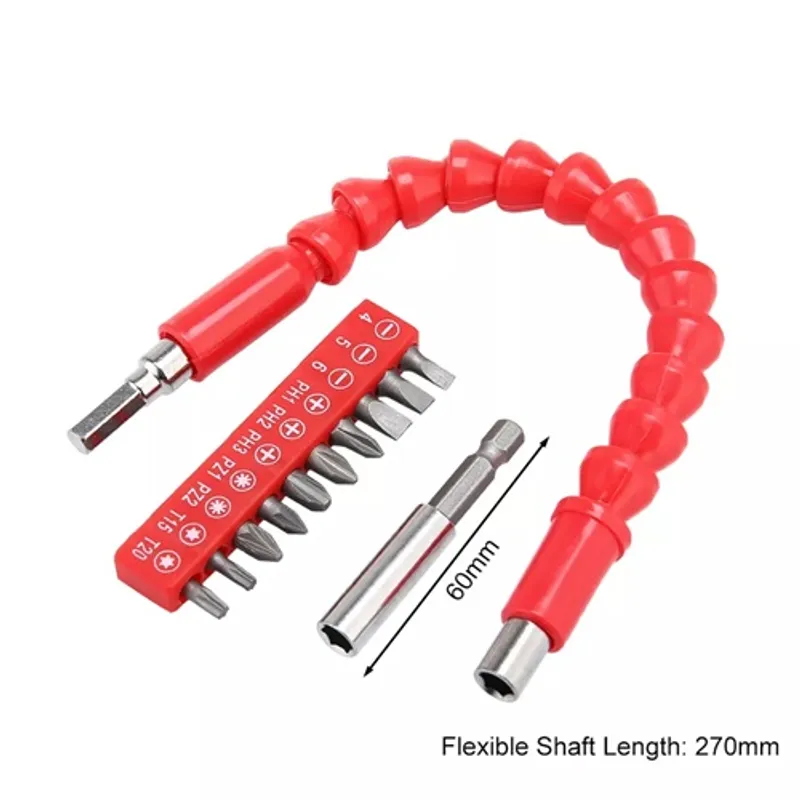 GENERICO - SET DE EJE FLEXIBLE PARA ATORNILLAR