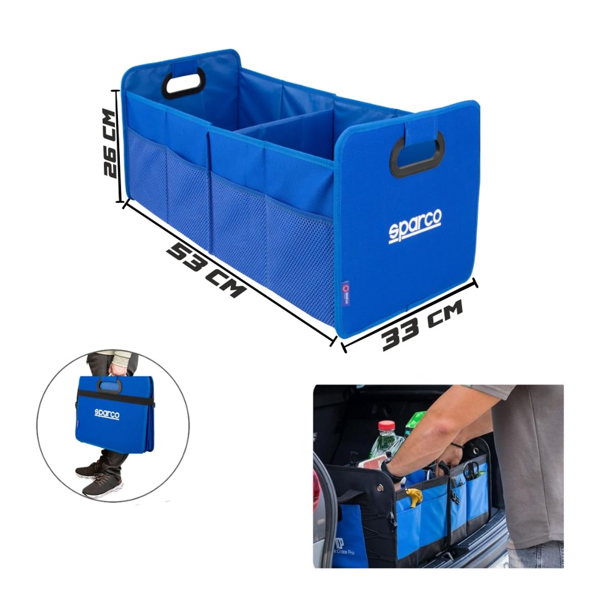 SPARCO - ORGANIZADOR AZUL SPARCO